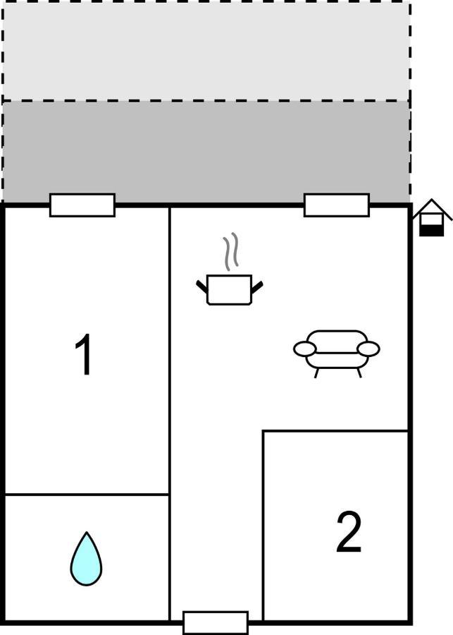 Beach Front Apartment In Lembruch-Duemmer See Eksteriør bilde